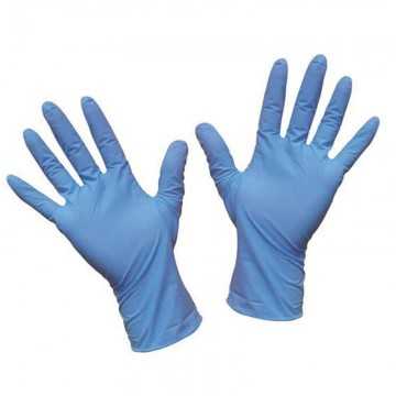 GUANTES VINILO AZUL S/P...